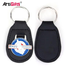 Custom Souvenirs Metal key holder car leather key holder for multiple keys